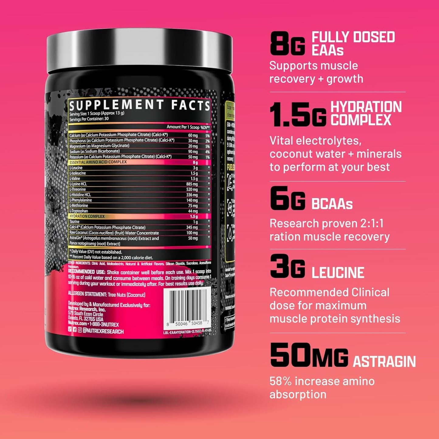 Nutrex Research EAA Hydration (Pink Lemonade)