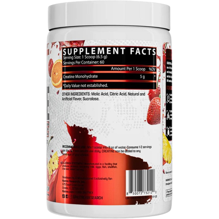 Nutrex Research Flavored Creatine Powder (Strawberry Watermelon)