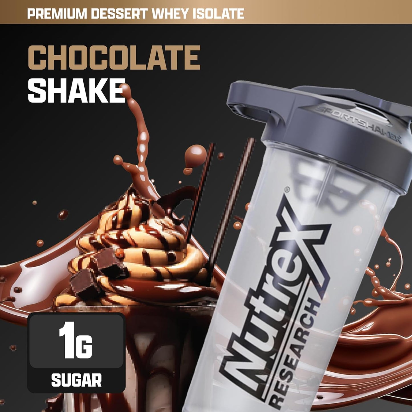 Nutrex Research IsoFit Whey Protein Isolate (Chocolate Shake 70srv)