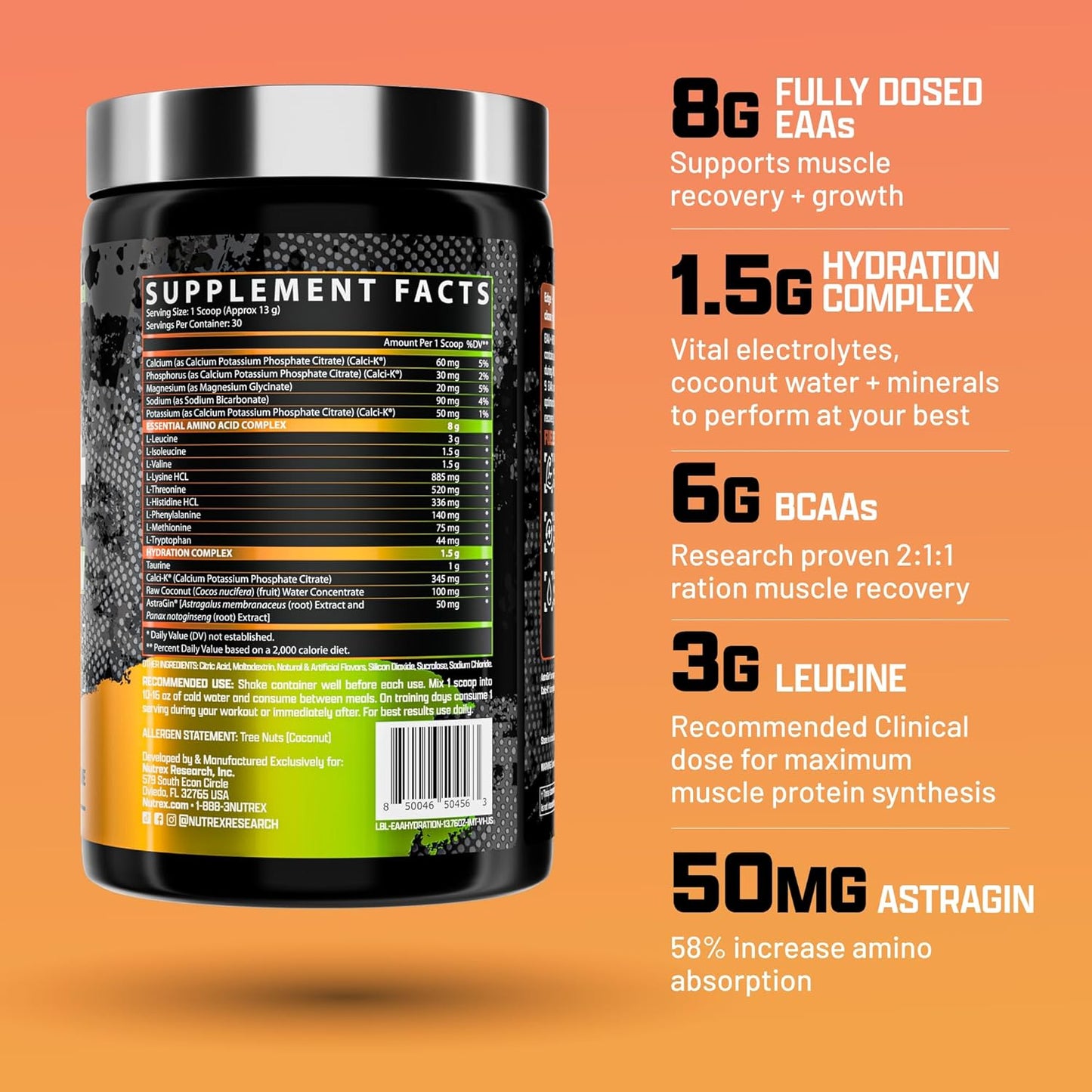 Nutrex Research EAA Hydration (It's Mango Time)