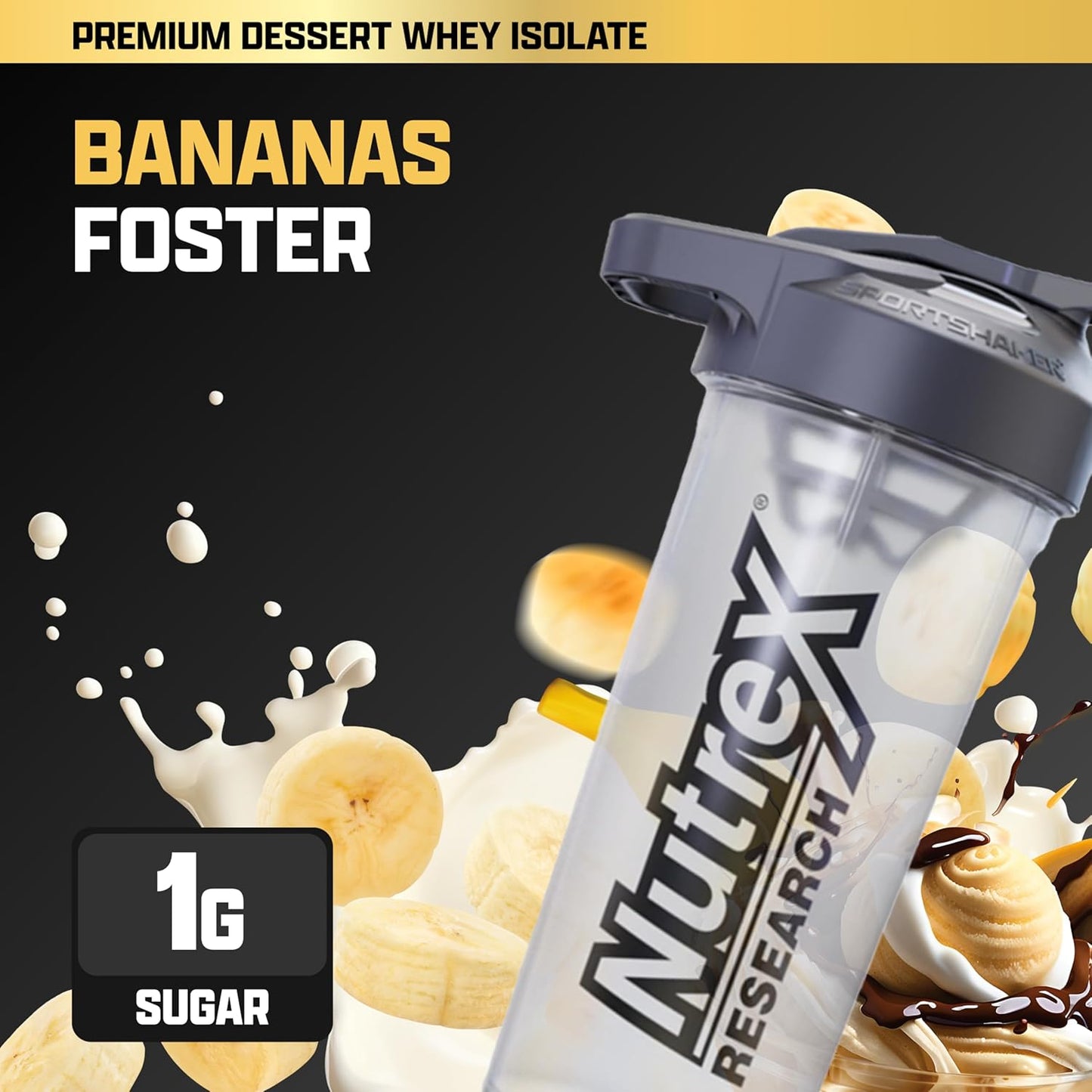 Nutrex Research IsoFit Whey Protein Isolate (Banana Foster 30srv)
