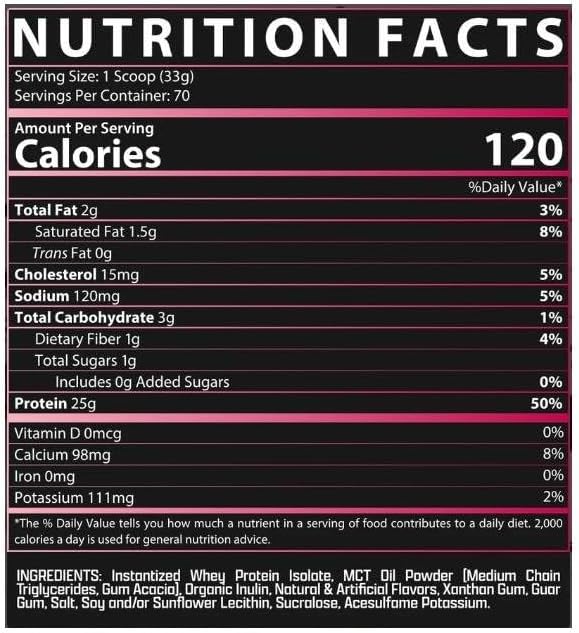 Nutrex Research IsoFit Whey Protein Isolate (Strawberries & Cream 70srv)