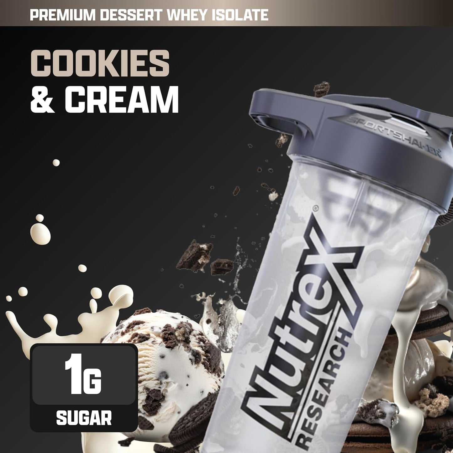 Nutrex Research IsoFit Whey Protein Isolate (Cookies & Cream 70srv)