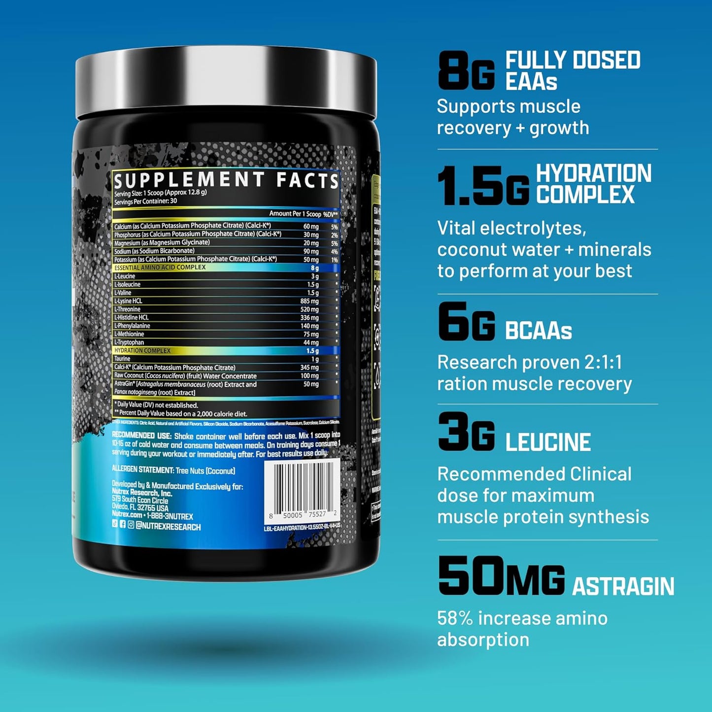Nutrex Research EAA Hydration (Blueberry Lemonade)