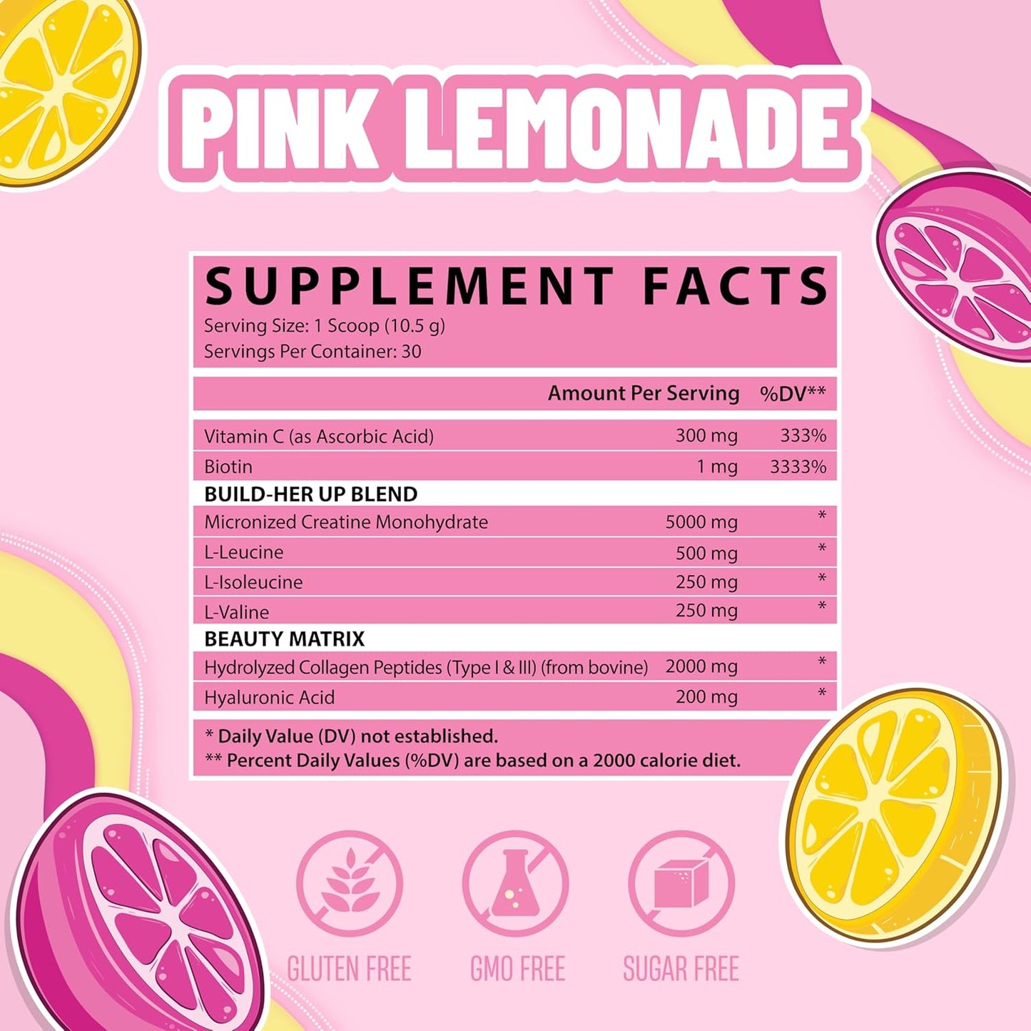 Nutrex Research Creatine for Women Booty & Beauty (Pink Lemonade)