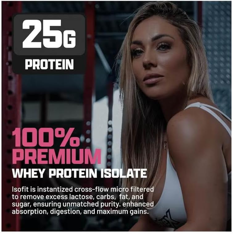 Nutrex Research IsoFit Whey Protein Isolate (Strawberries & Cream 70srv)