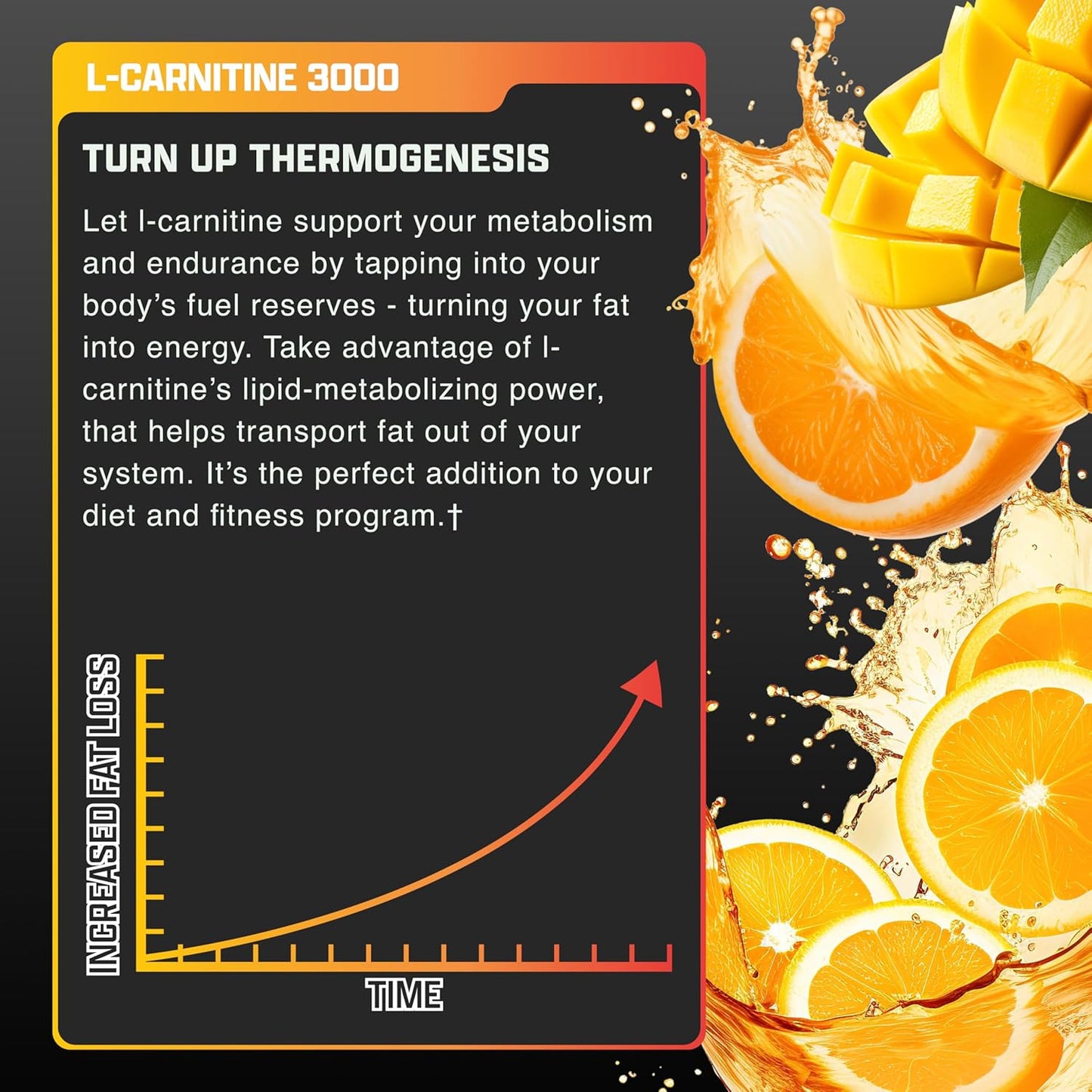 Nutrex Research Liquid Carnitine 3000 (Orange Mango 31srv)