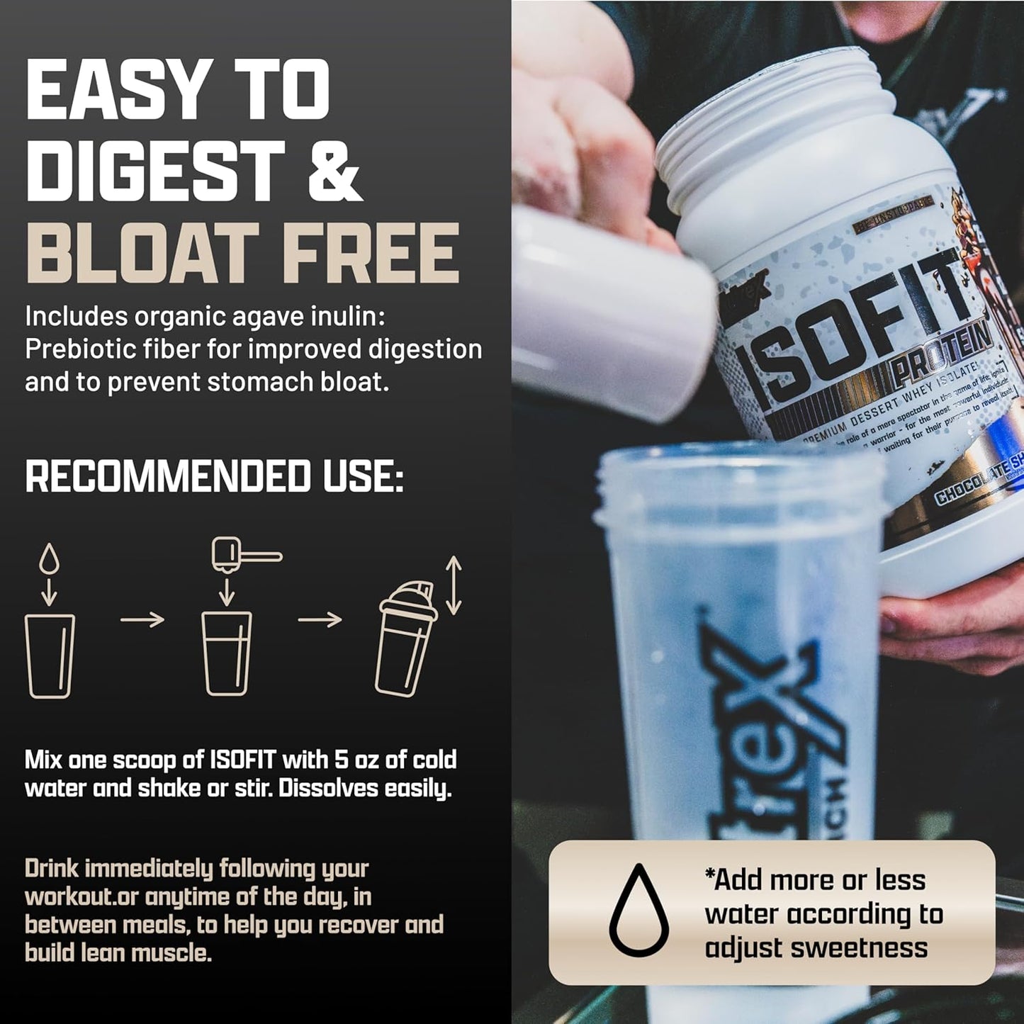 Nutrex Research IsoFit Whey Protein Isolate (Vanilla Bean Ice Cream 70srv)