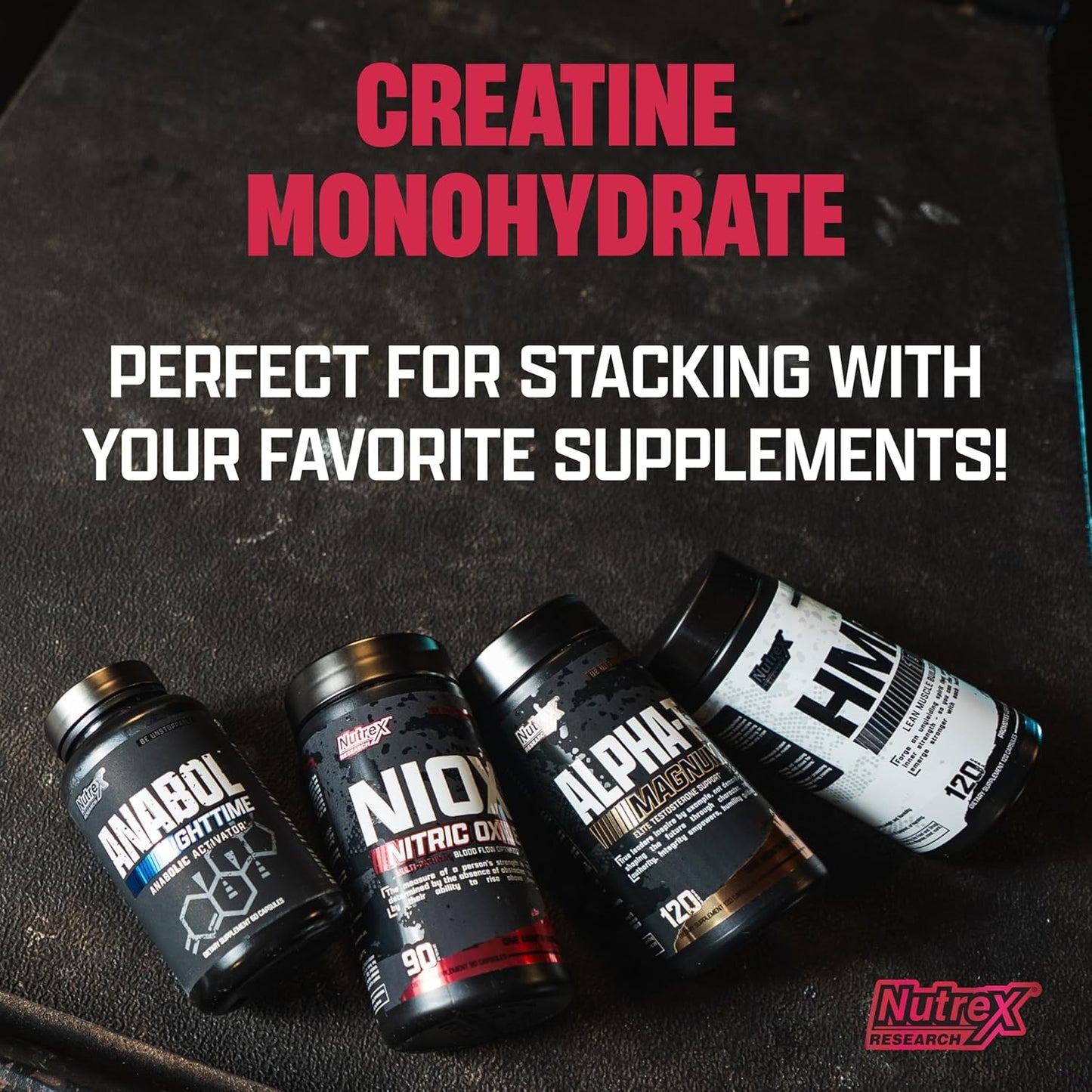 Nutrex Research Flavored Creatine Powder (Fruit Punch)