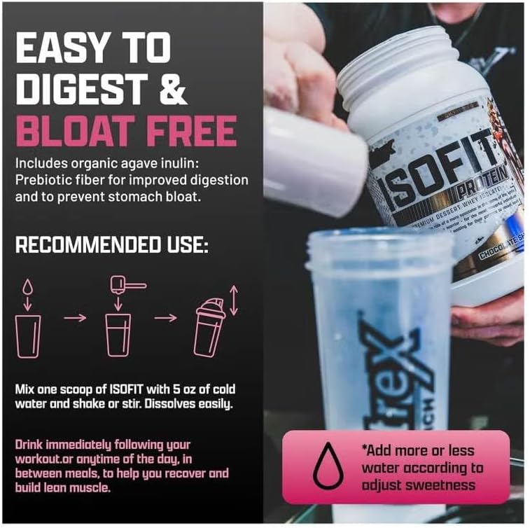 Nutrex Research IsoFit Whey Protein Isolate (Strawberries & Cream 70srv)