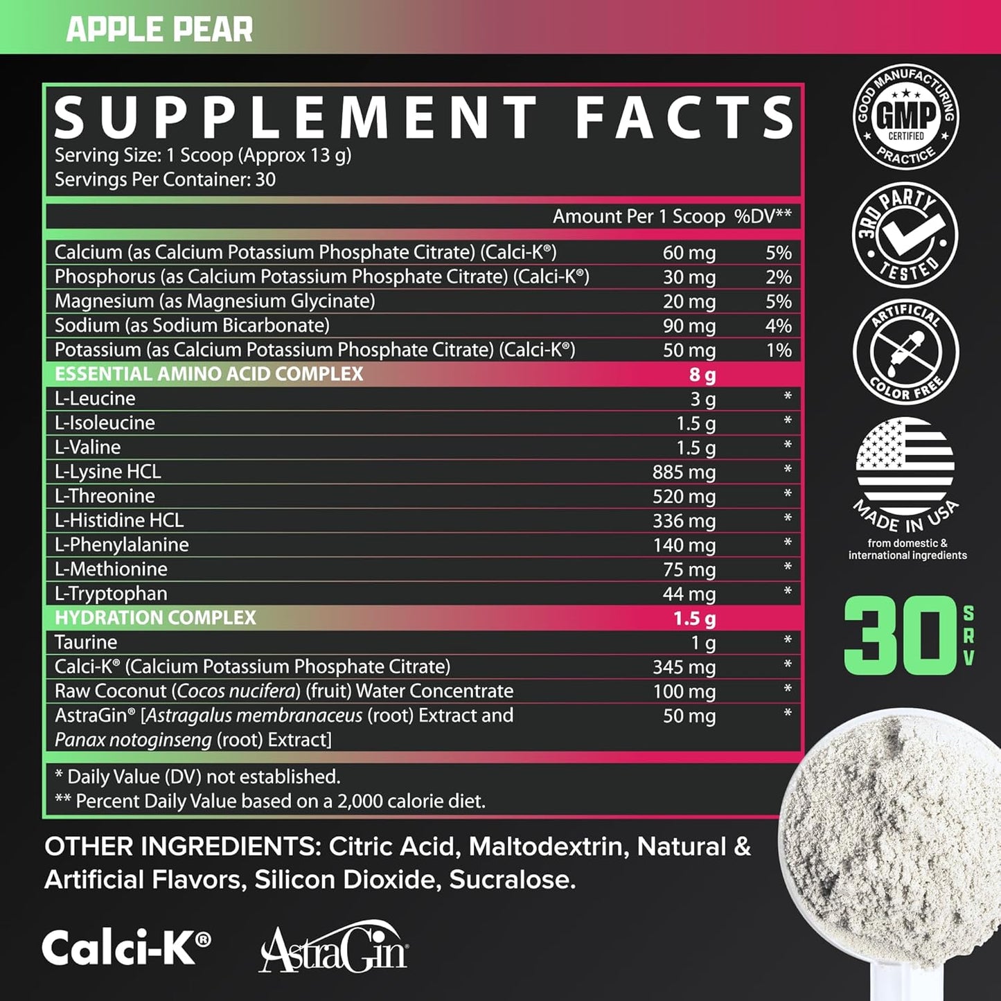 Nutrex Research EAA Hydration (Apple Pear)