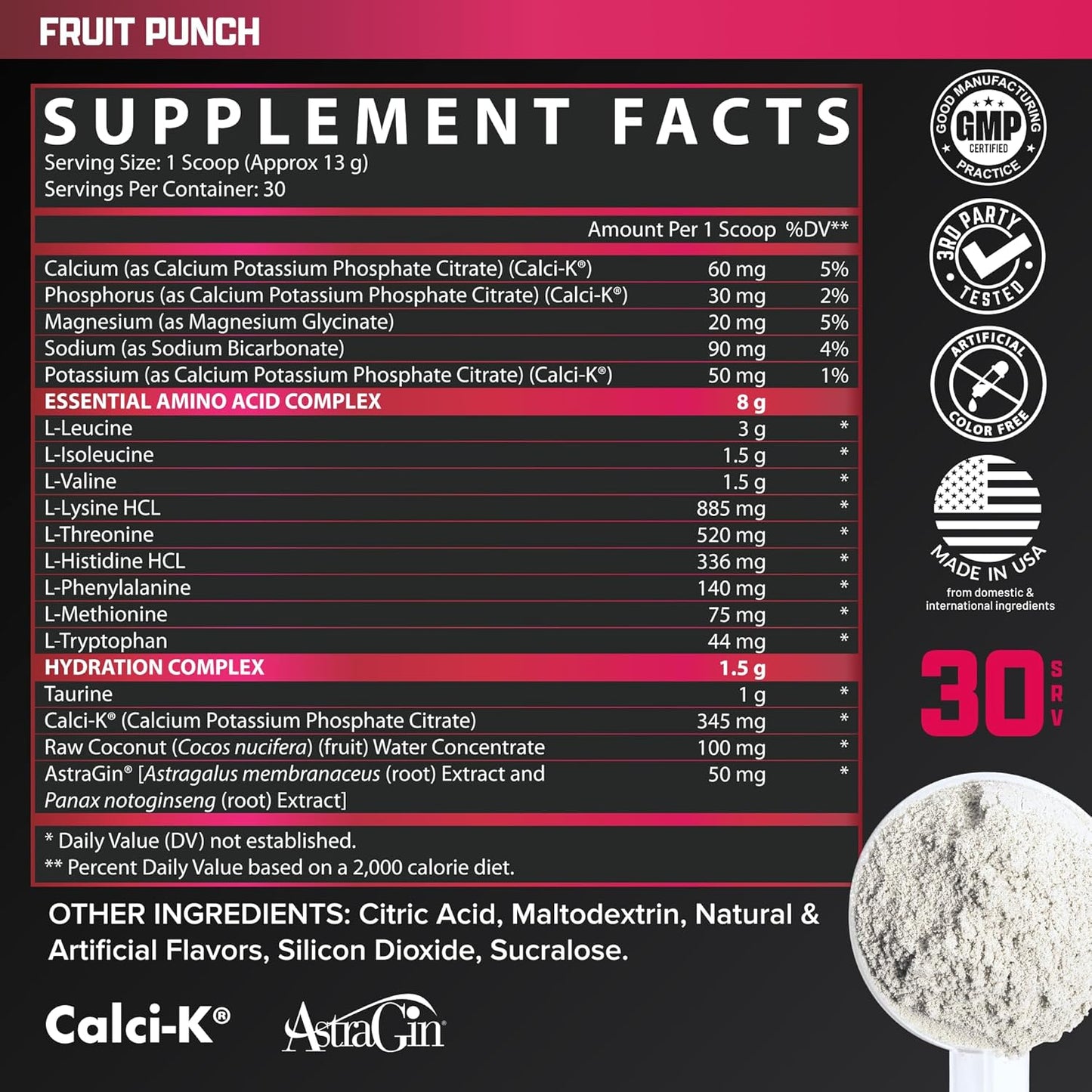 Nutrex Research EAA Hydration (Fruit Punch)