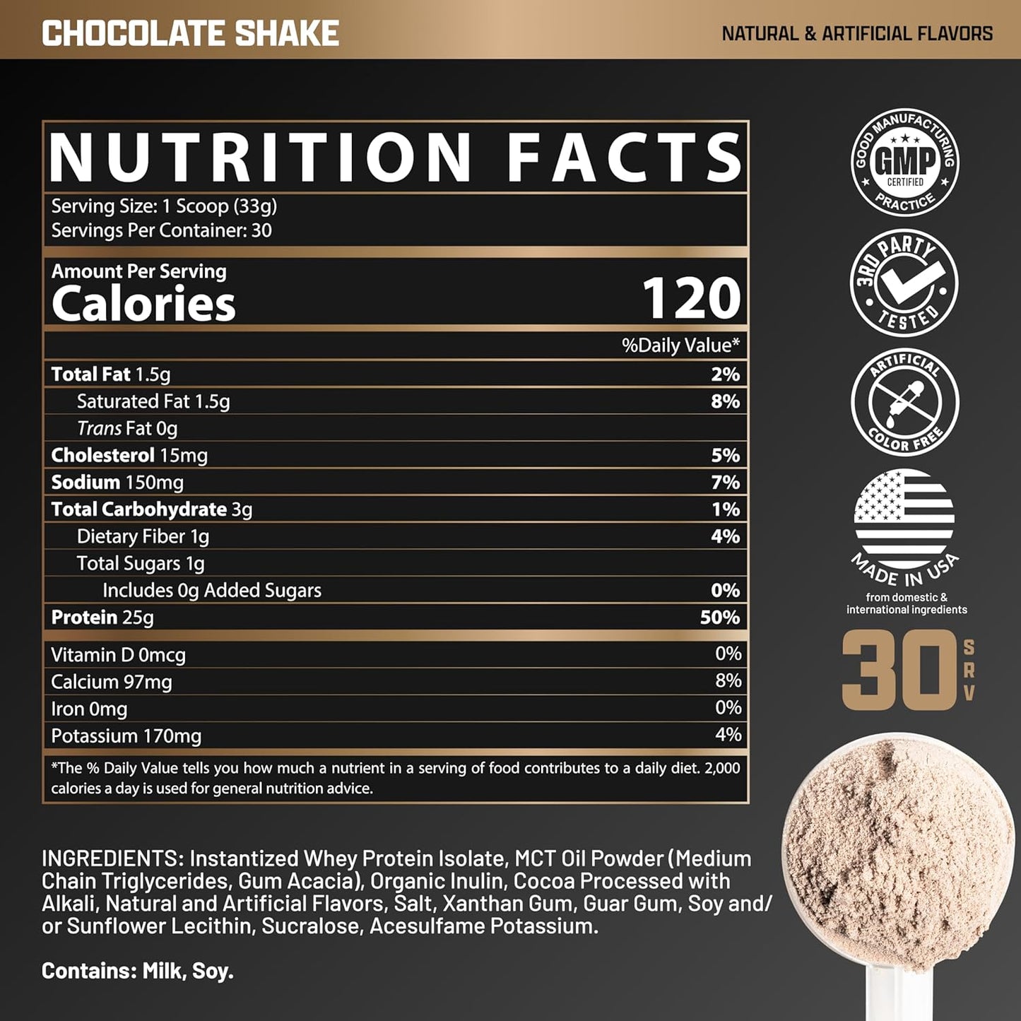 Nutrex Research IsoFit Whey Protein Isolate (Chocolate Shake 30srv)