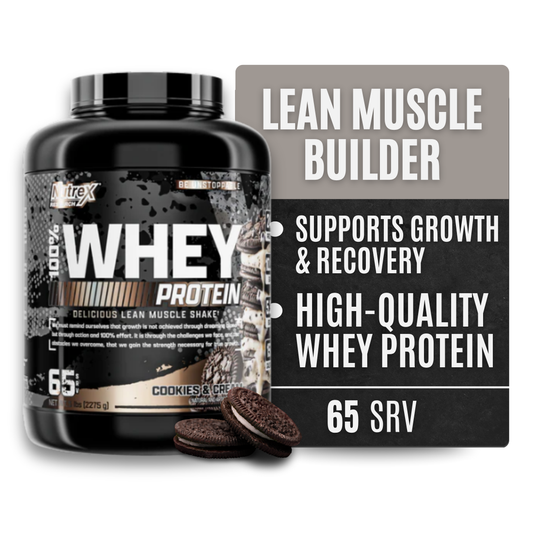 Nutrex Research Whey Protein Powder (Cookies & Cream 5lb)