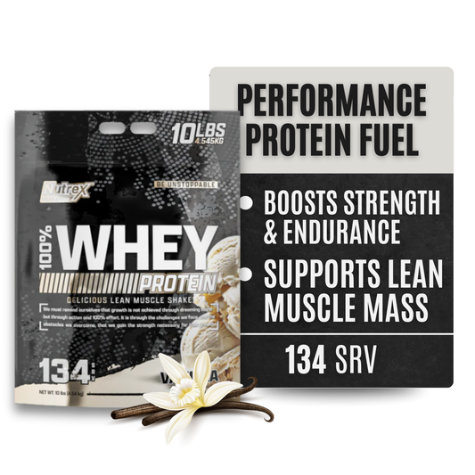 Nutrex Research Whey Protein Powder (Vanilla 10lb)