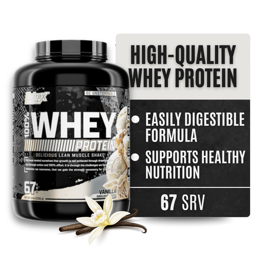 Nutrex Research Whey Protein Powder (Vanilla 5lb)