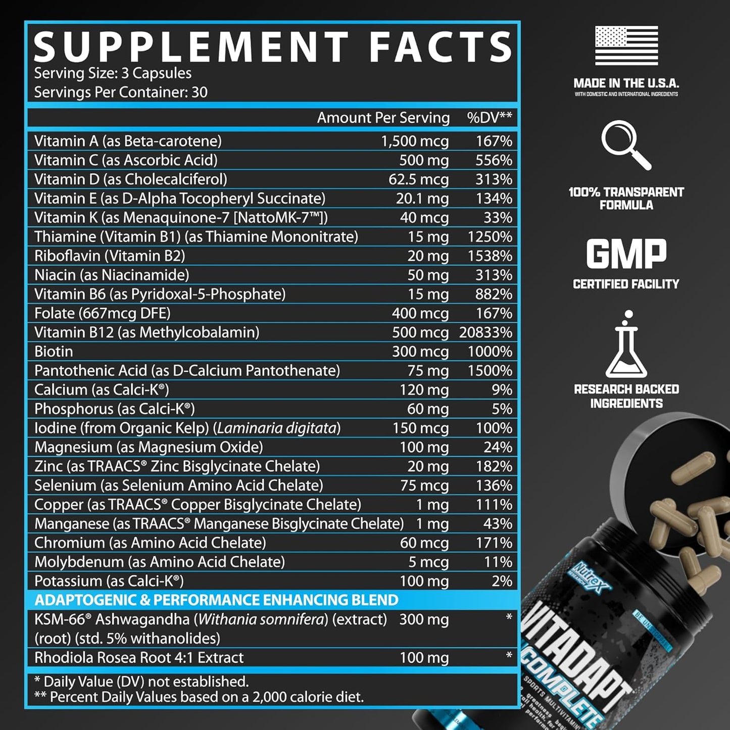 Nutrex Research Vitadapt Complete