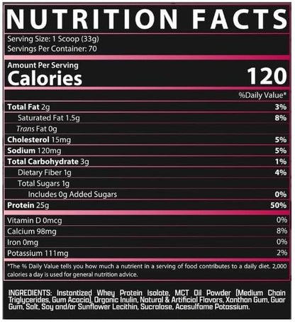 Nutrex Research IsoFit Whey Protein Isolate (Strawberries & Cream 70srv)