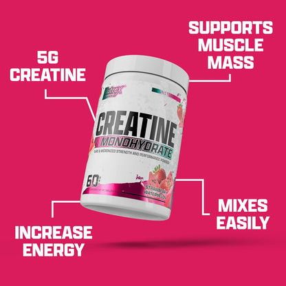 Nutrex Research Flavored Creatine Powder (Strawberry Watermelon)