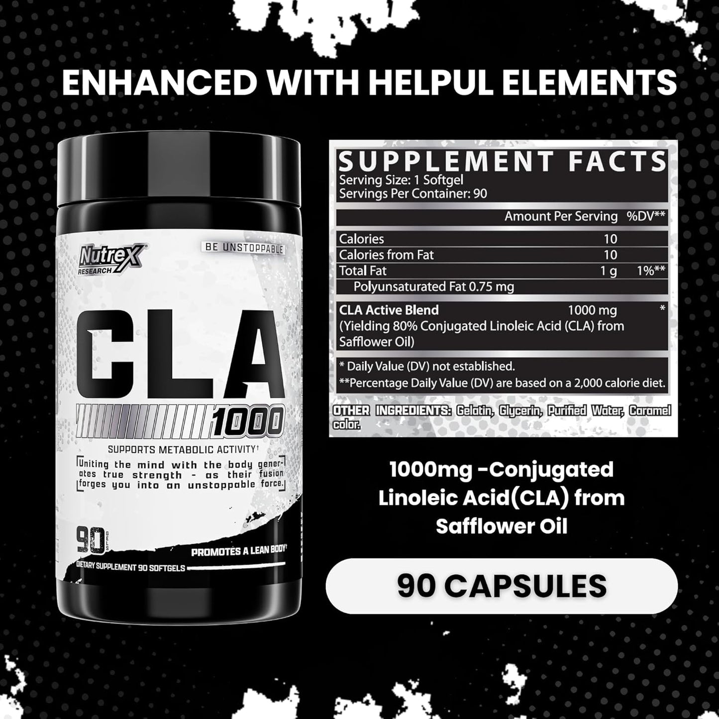 Nutrex Research CLA 1000mg Soft Gels