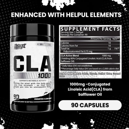 Nutrex Research CLA 1000mg Soft Gels