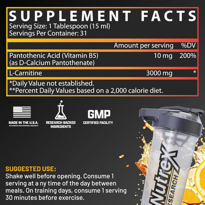 Nutrex Research Liquid Carnitine 3000