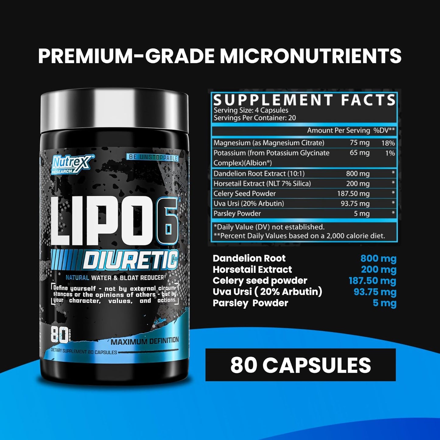 Nutrex Research Lipo-6 Diuretic