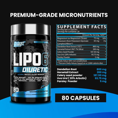 Nutrex Research Lipo-6 Diuretic