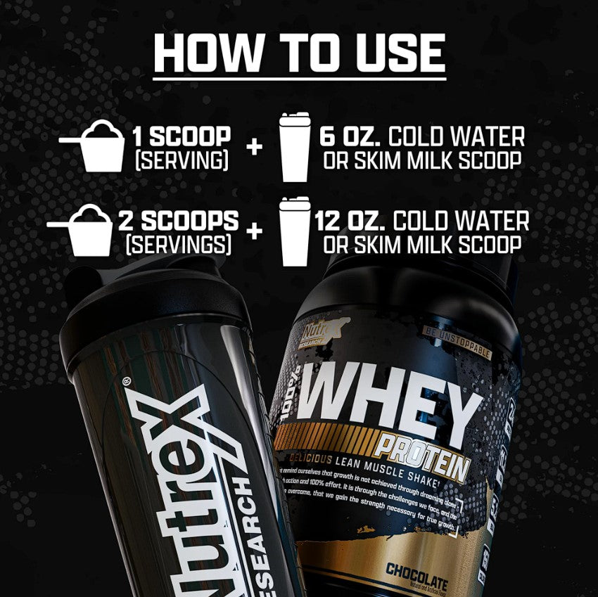 Nutrex Research Whey Protein Powder (Cookies & Cream)
