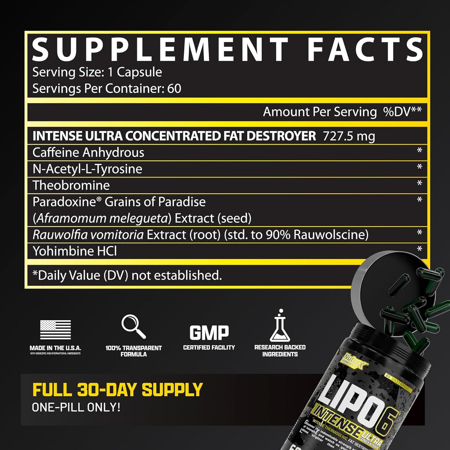 Nutrex Research Lipo-6 Intense Ultra Concentrate