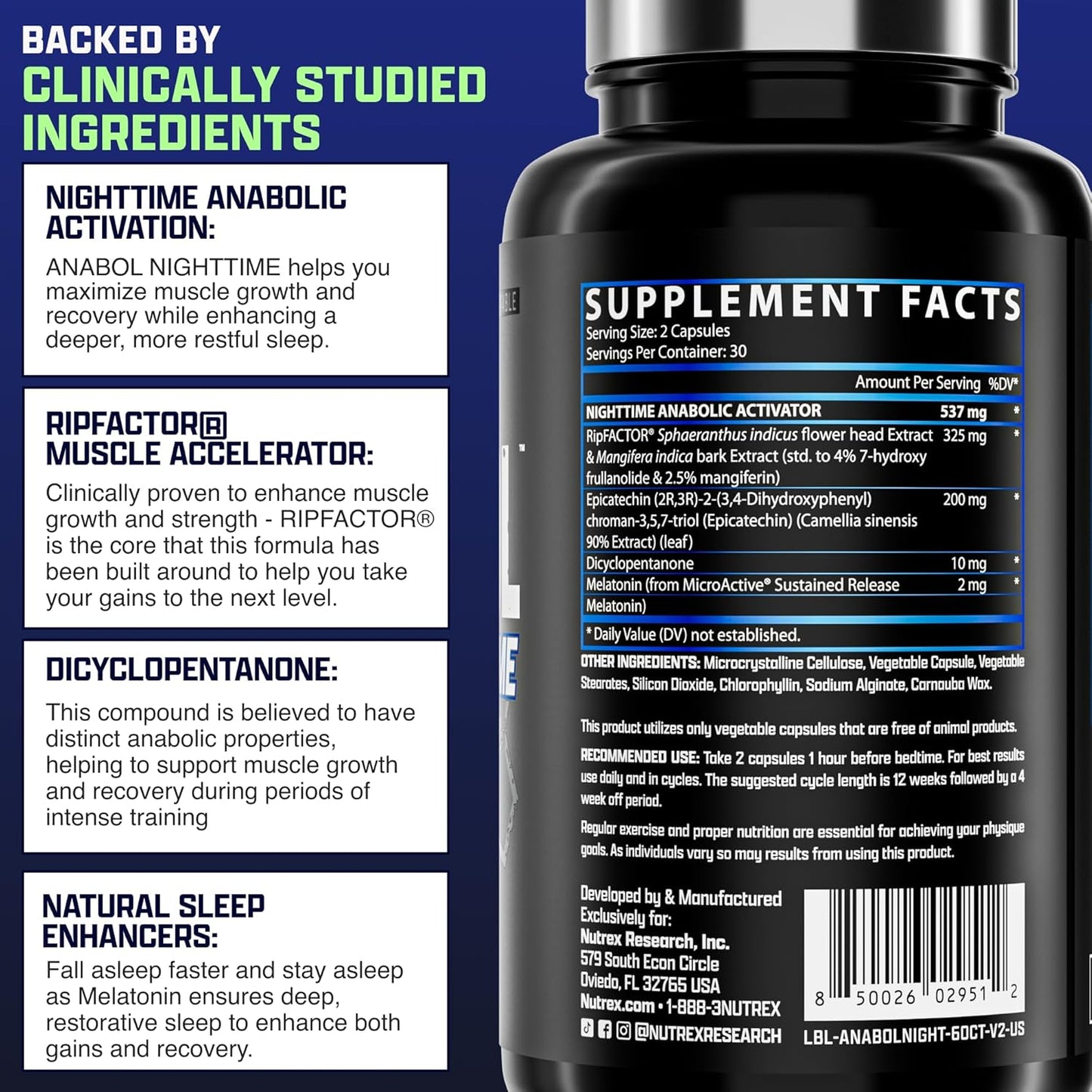 Nutrex Research Anabol PM Nighttime