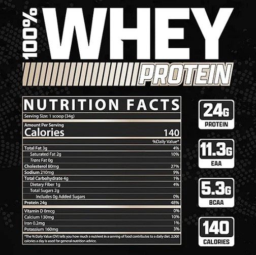Nutrex Research Whey Protein Powder (Cookies & Cream)