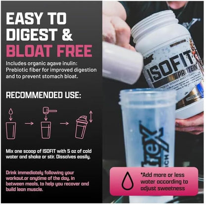 Nutrex Research IsoFit Whey Protein Isolate (Strawberries & Cream 70srv)