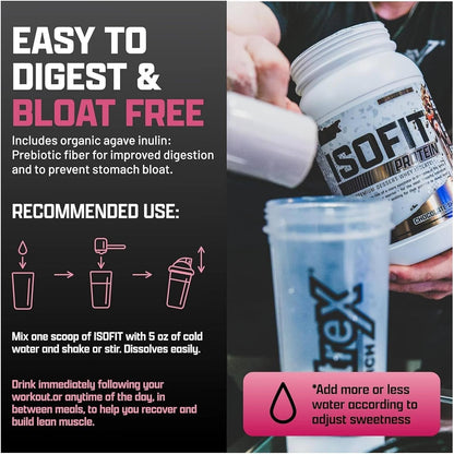 Nutrex Research IsoFit Whey Protein Isolate (Strawberries & Cream 30srv)