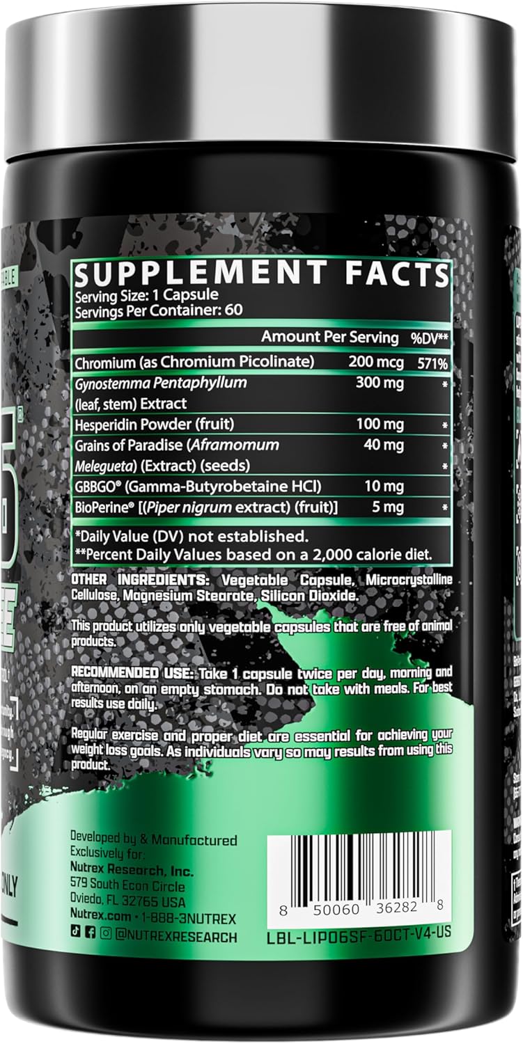 Nutrex Research Lipo-6 Stim-Free