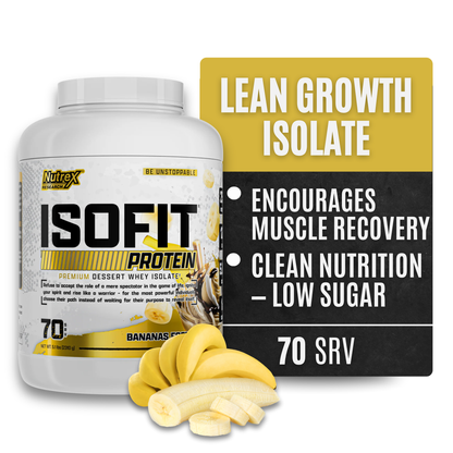 Nutrex Research IsoFit Whey Protein Isolate (Banana Foster 70srv)