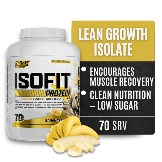 Nutrex Research IsoFit Whey Protein Isolate (Banana Foster 70srv)