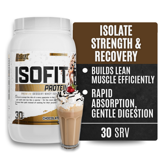 Nutrex Research IsoFit Whey Protein Isolate (Chocolate Shake 30srv)
