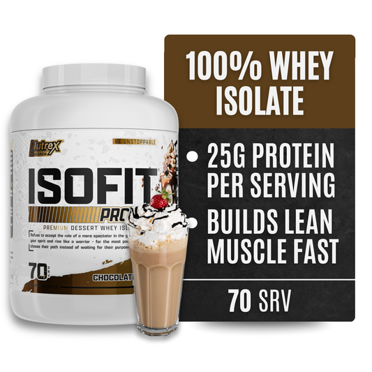 Nutrex Research IsoFit Whey Protein Isolate (Chocolate Shake 70srv)