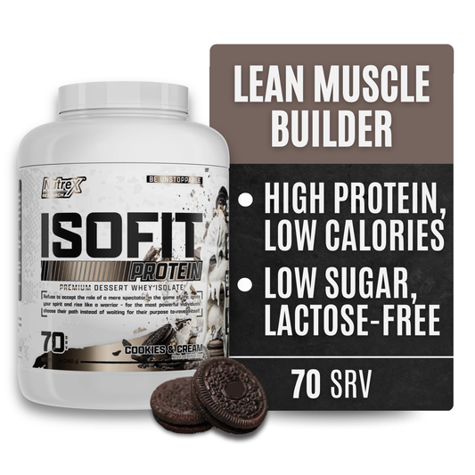Nutrex Research IsoFit Whey Protein Isolate (Cookies & Cream 70srv)