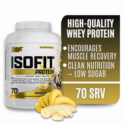 Nutrex Research IsoFit Whey Protein Isolate (Bananas Foster 70srv)