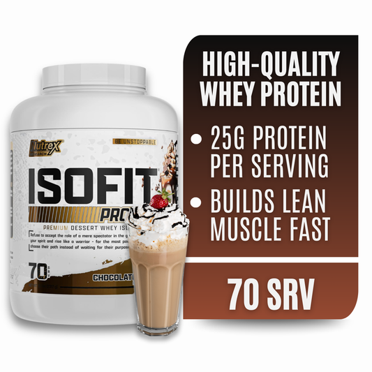 Nutrex Research IsoFit Whey Protein Isolate (Chocolate Shake 70srv)