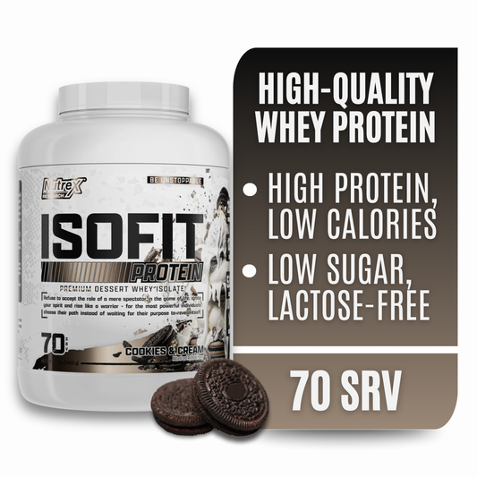 Nutrex Research IsoFit Whey Protein Isolate (Cookies & Cream 70srv)