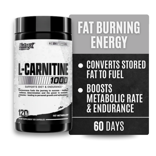 Nutrex Research L-Carnitine 1000mg 120 capsules