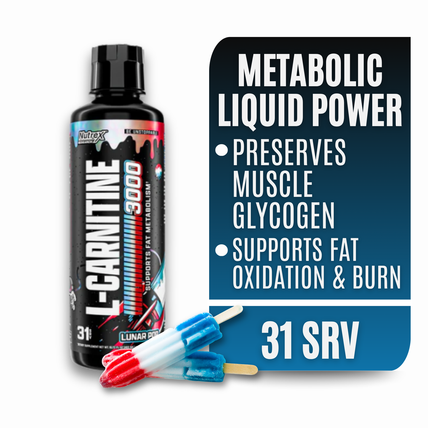 Nutrex Research Liquid Carnitine 3000 (Lunar Pop)