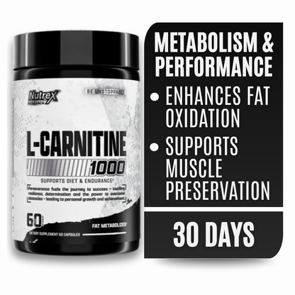 Nutrex Research L-Carnitine 1000mg 60 capsules