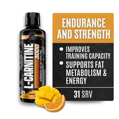 Nutrex Research Liquid Carnitine 3000 (Orange Mango 31srv)