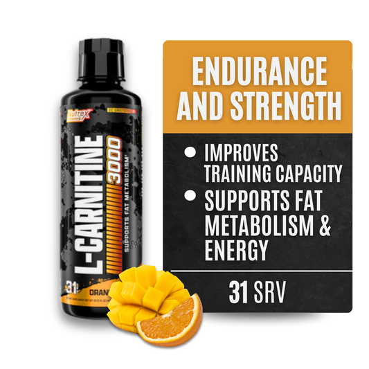 Nutrex Research Liquid Carnitine 3000 (Orange Mango 31srv)
