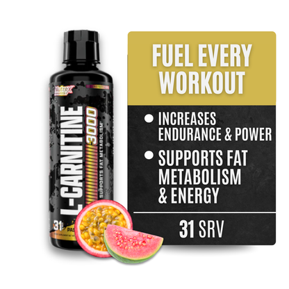 Nutrex Research Liquid Carnitine 3000 (Passionfruit Guava 31srv)