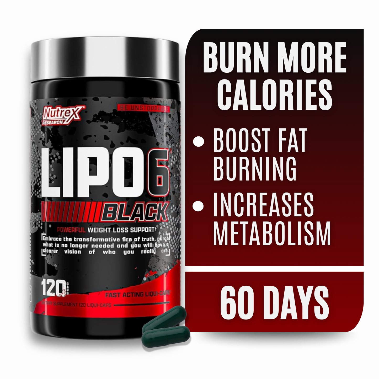 Nutrex Lipo-6 Black Max Strength Fat Burner